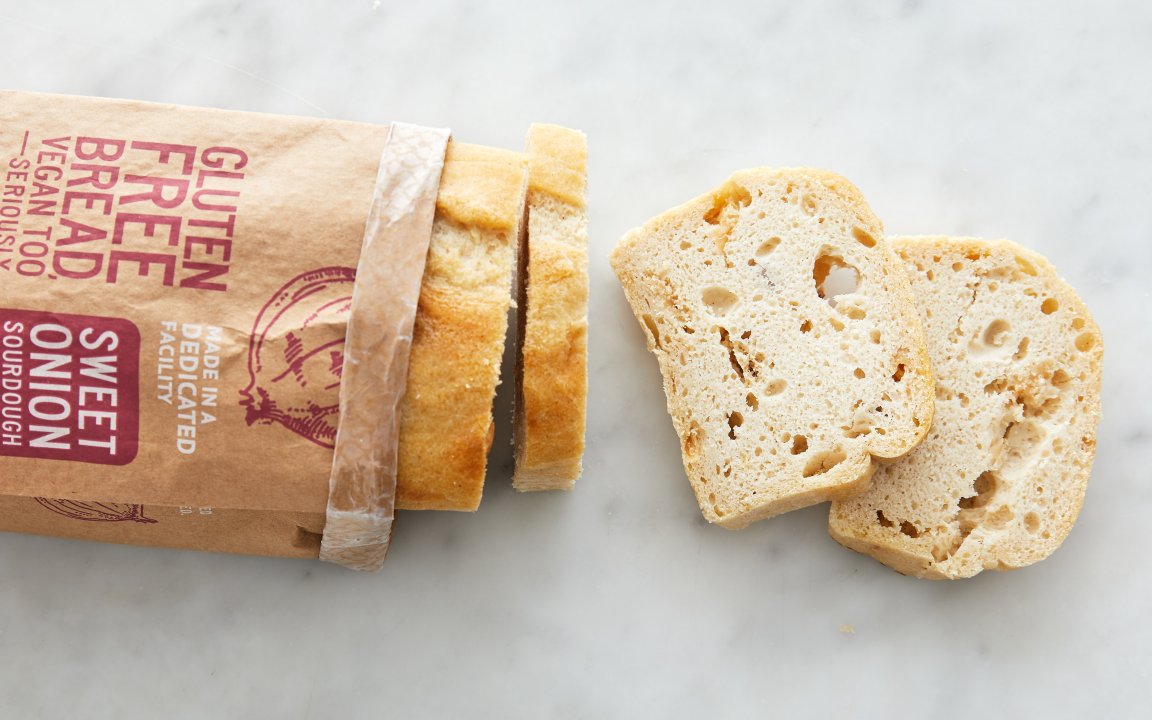 GlutenFree Sweet Onion Sourdough Loaf 16 oz Bread SRSLY Good Eggs