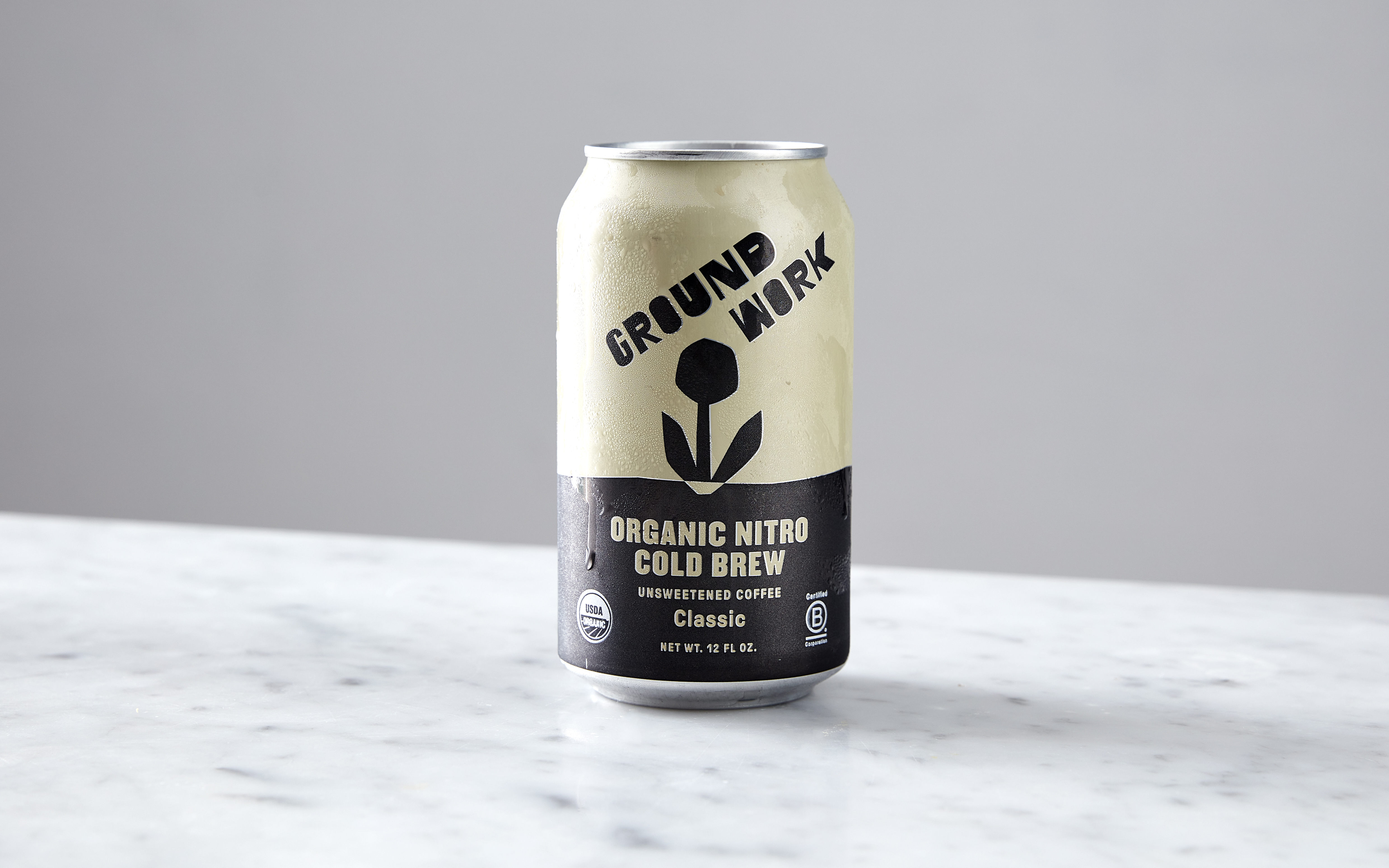 Organic Nitro Cold Brew Classic 12 fl oz Groundwork Coffee Good Eggs