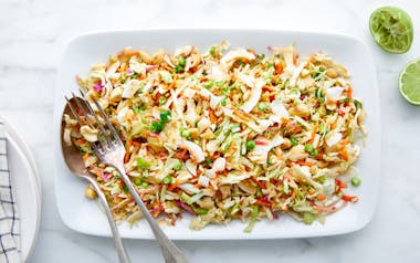 Gingery Slaw with Coconut & Cashews
