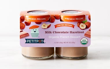 Organic Milk Chocolate Hazelnut French Pudding