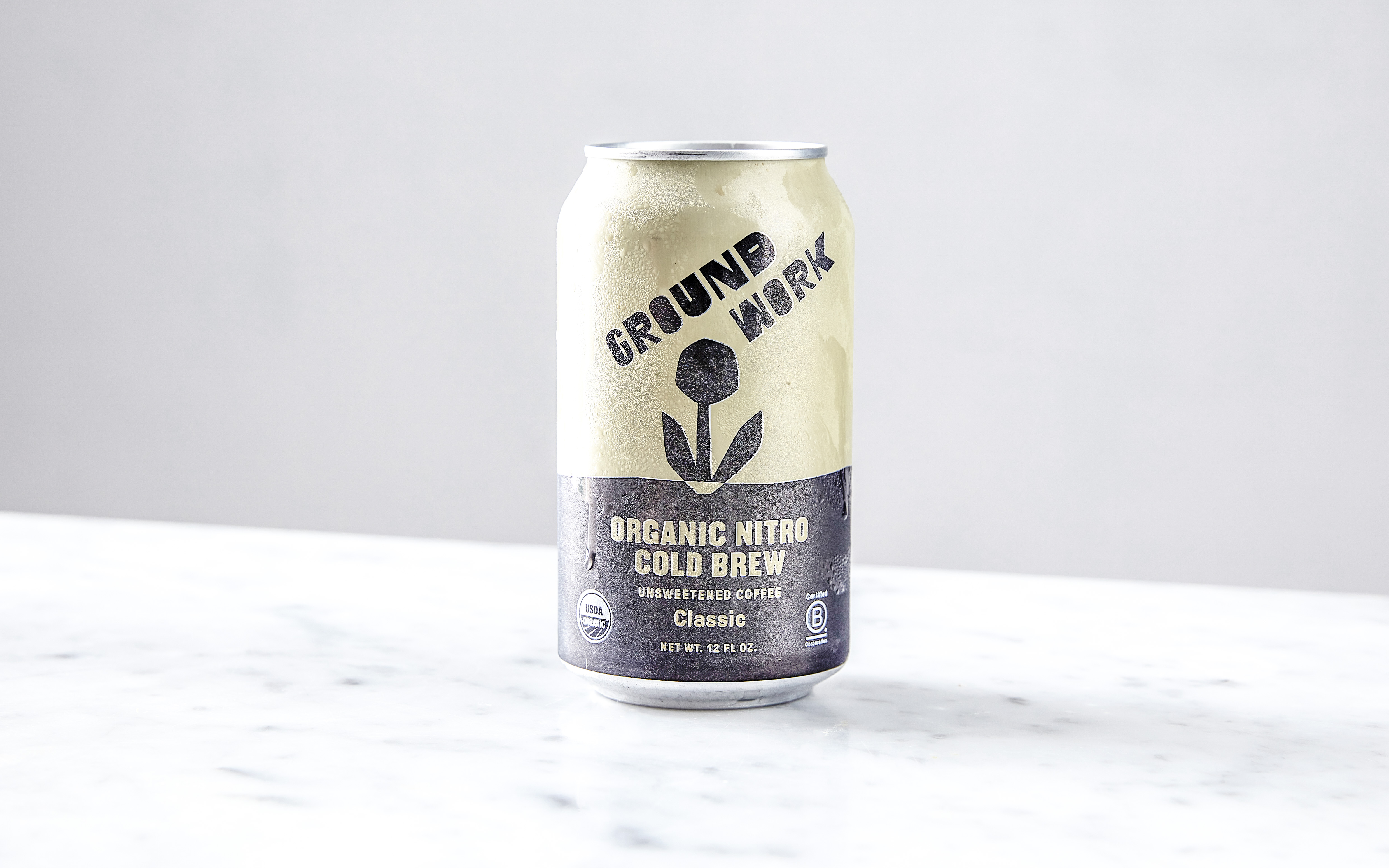 Organic Nitro Cold Brew Classic 12 fl oz Groundwork Coffee Good Eggs