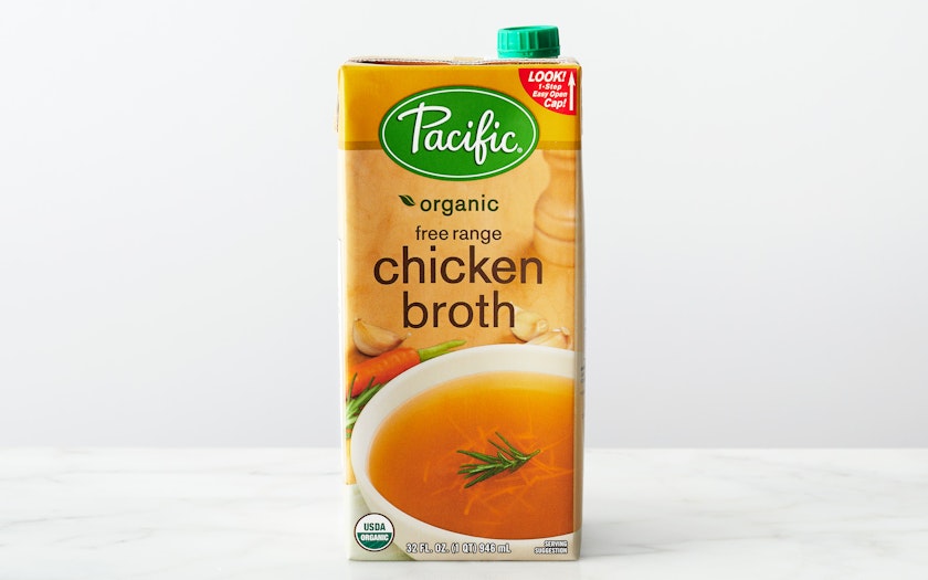 Organic Free Range Chicken Broth, 32 fl oz, Pacific Foods