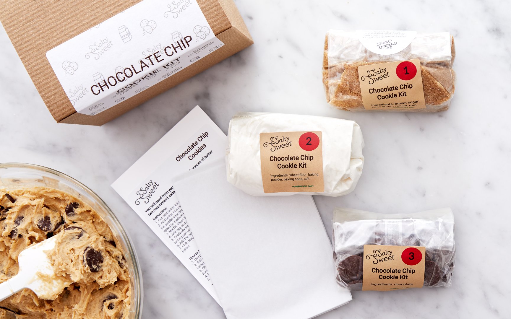 Chocolate Chip Cookie Baking Kit Salty Sweet SF Bay Good Eggs