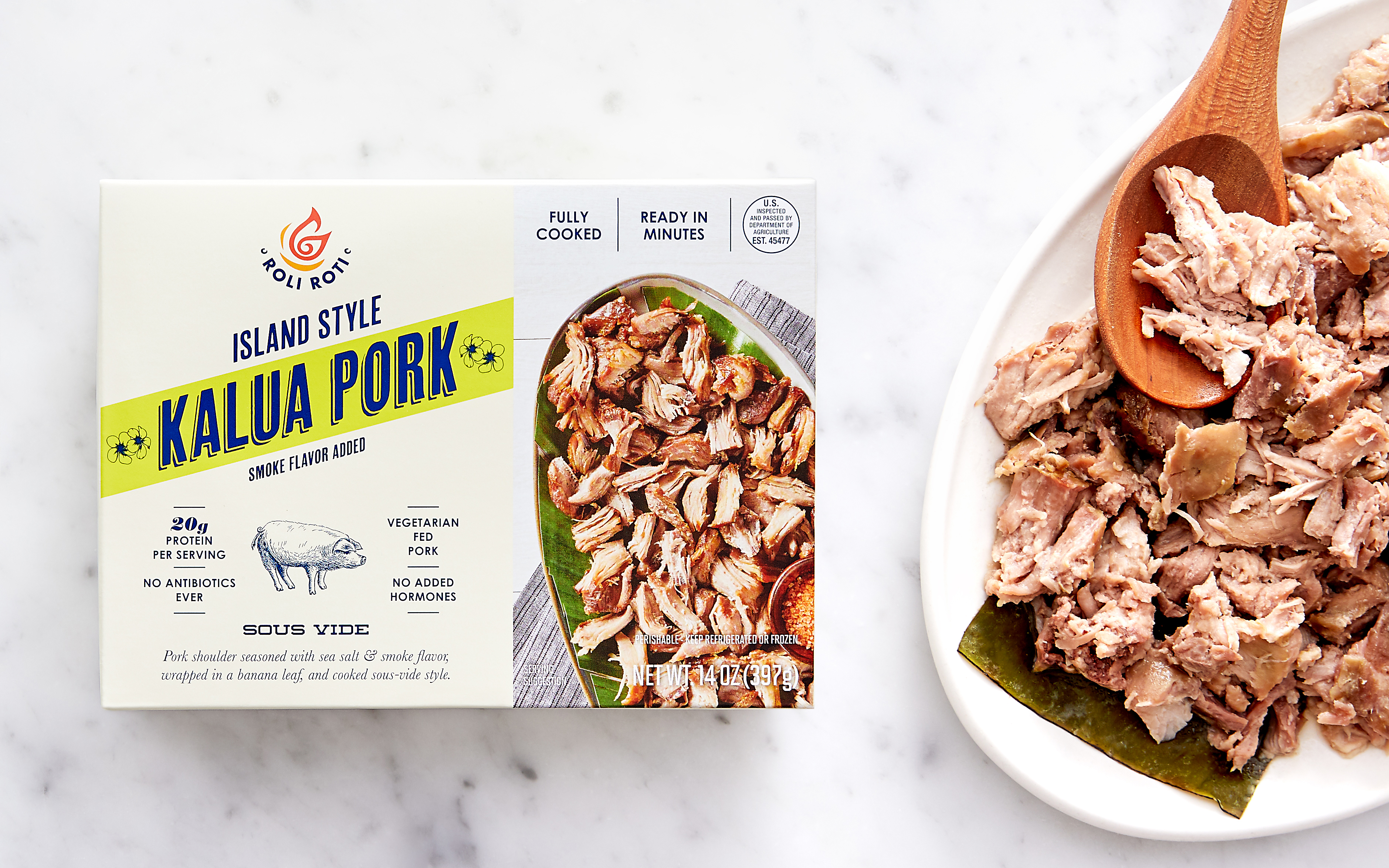 Sous Vide Island Style Kalua Pork 14 oz Roli Roti Good Eggs