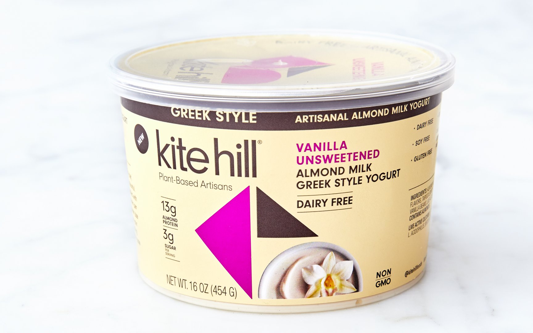 Vanilla Unsweetened GreekStyle Almond Milk Yogurt Kite Hill SF Bay