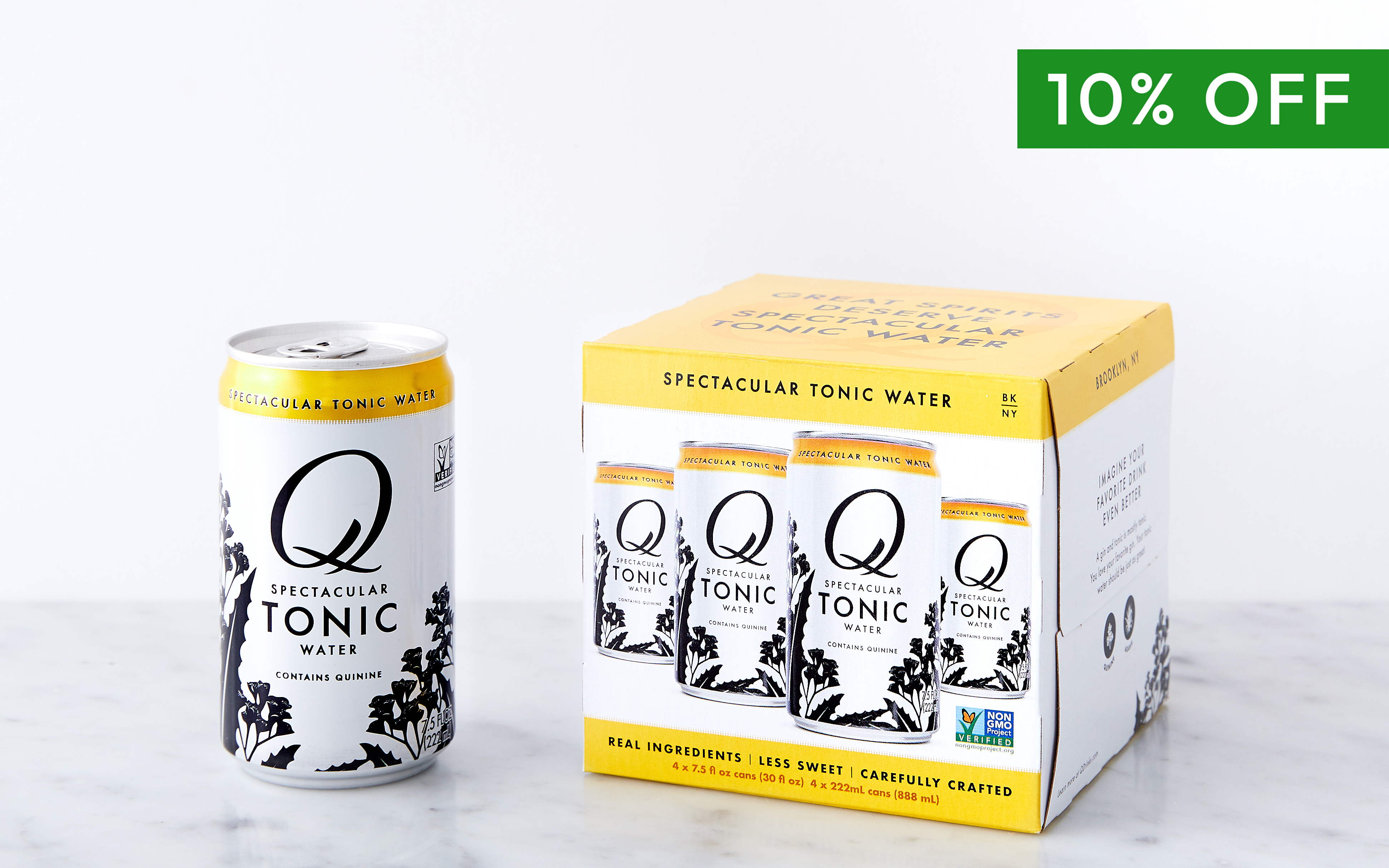 Tonic Water Cans 4 count Q Mixers Good Eggs