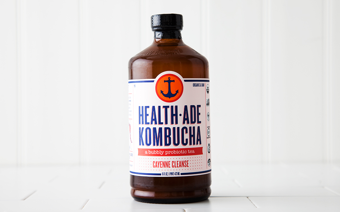 Organic Cayenne Cleanse Kombucha HealthAde Kombucha SF Bay Good Eggs