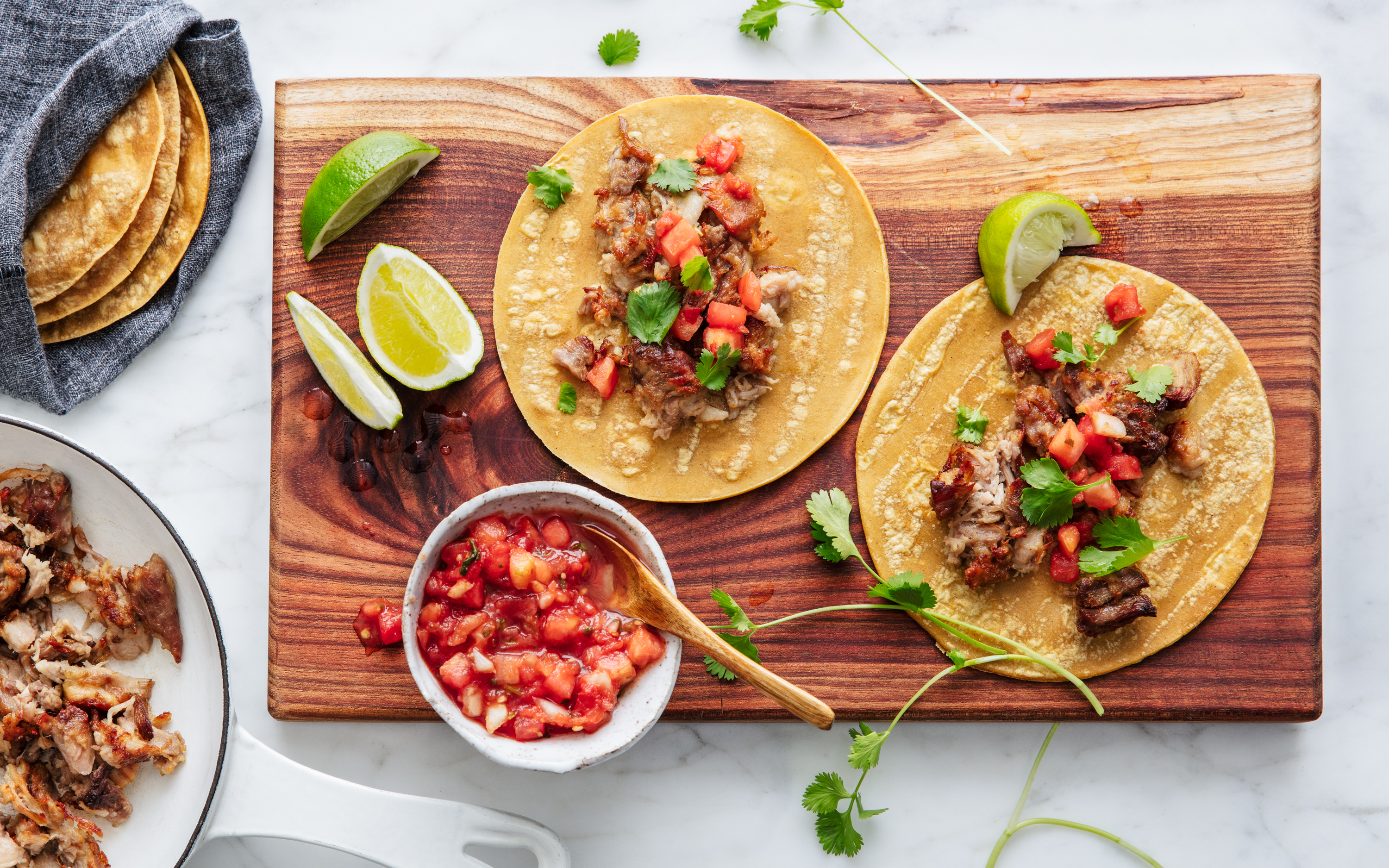 Simple Carnitas Street Taco Kit servings Good Eggs Meal Kits