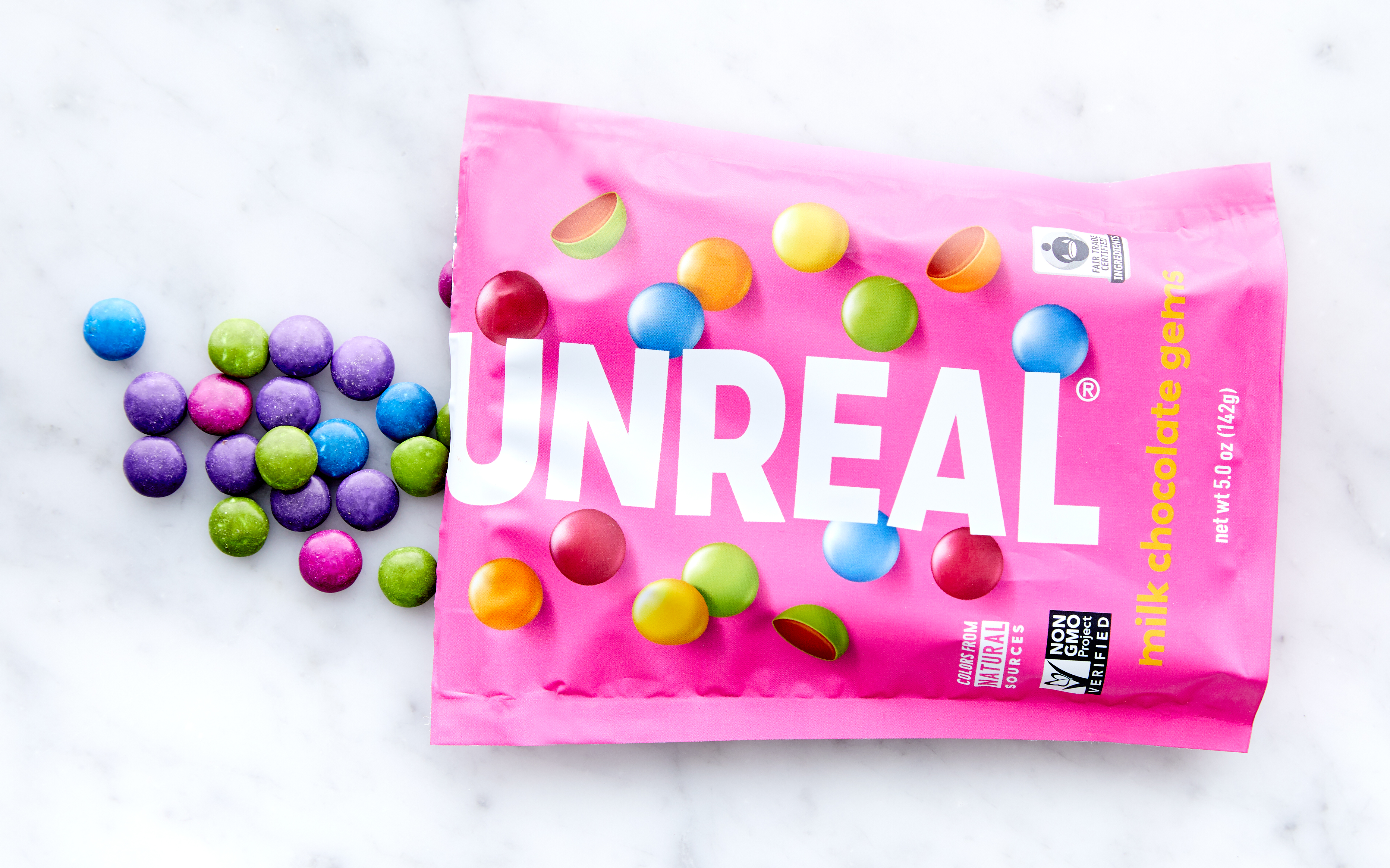 Milk Chocolate Gems 5 oz Unreal Good Eggs