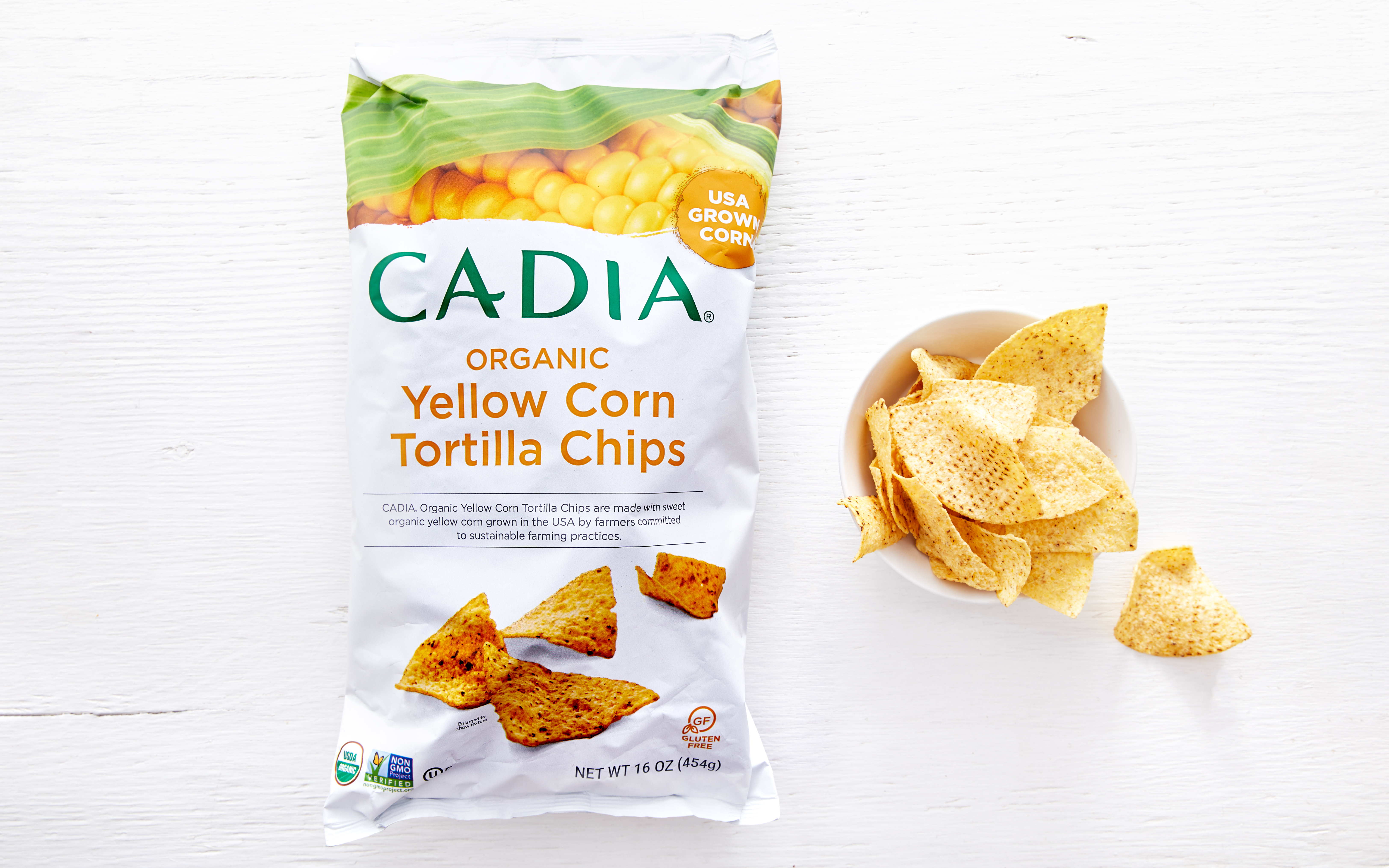 Organic Yellow Corn Tortilla Chips 16 oz Cadia Good Eggs