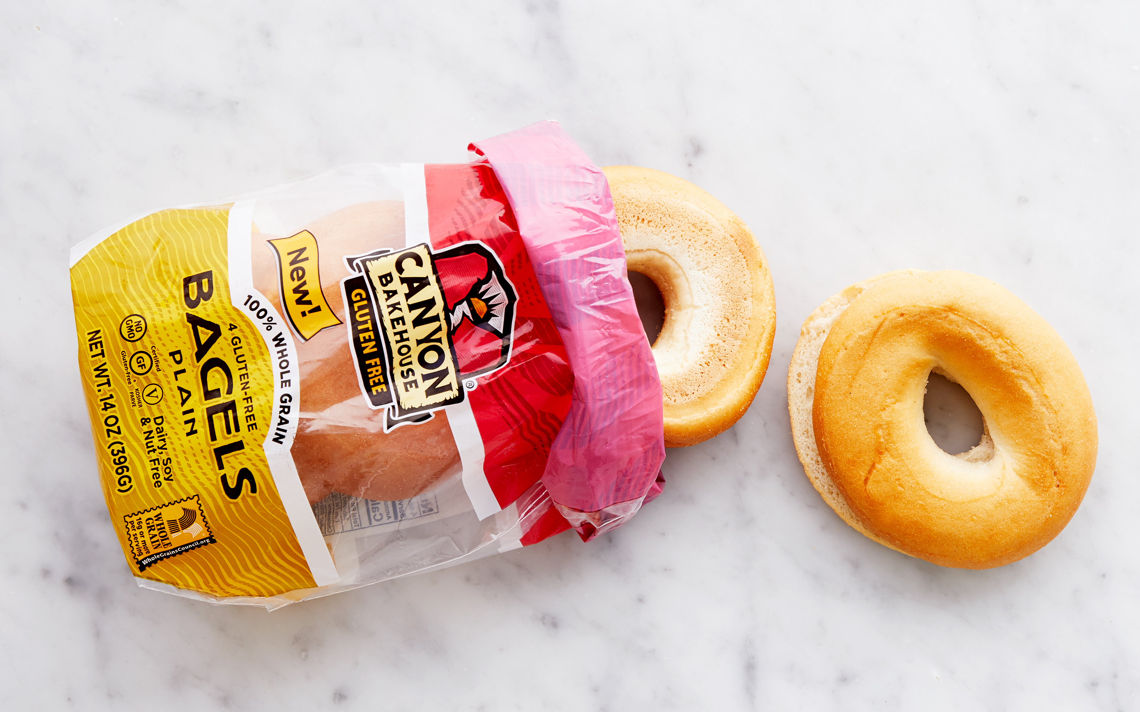 GlutenFree Plain Bagels 4 count Canyon Bakehouse Good Eggs