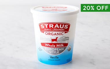 Organic Vanilla Whole Milk Yogurt