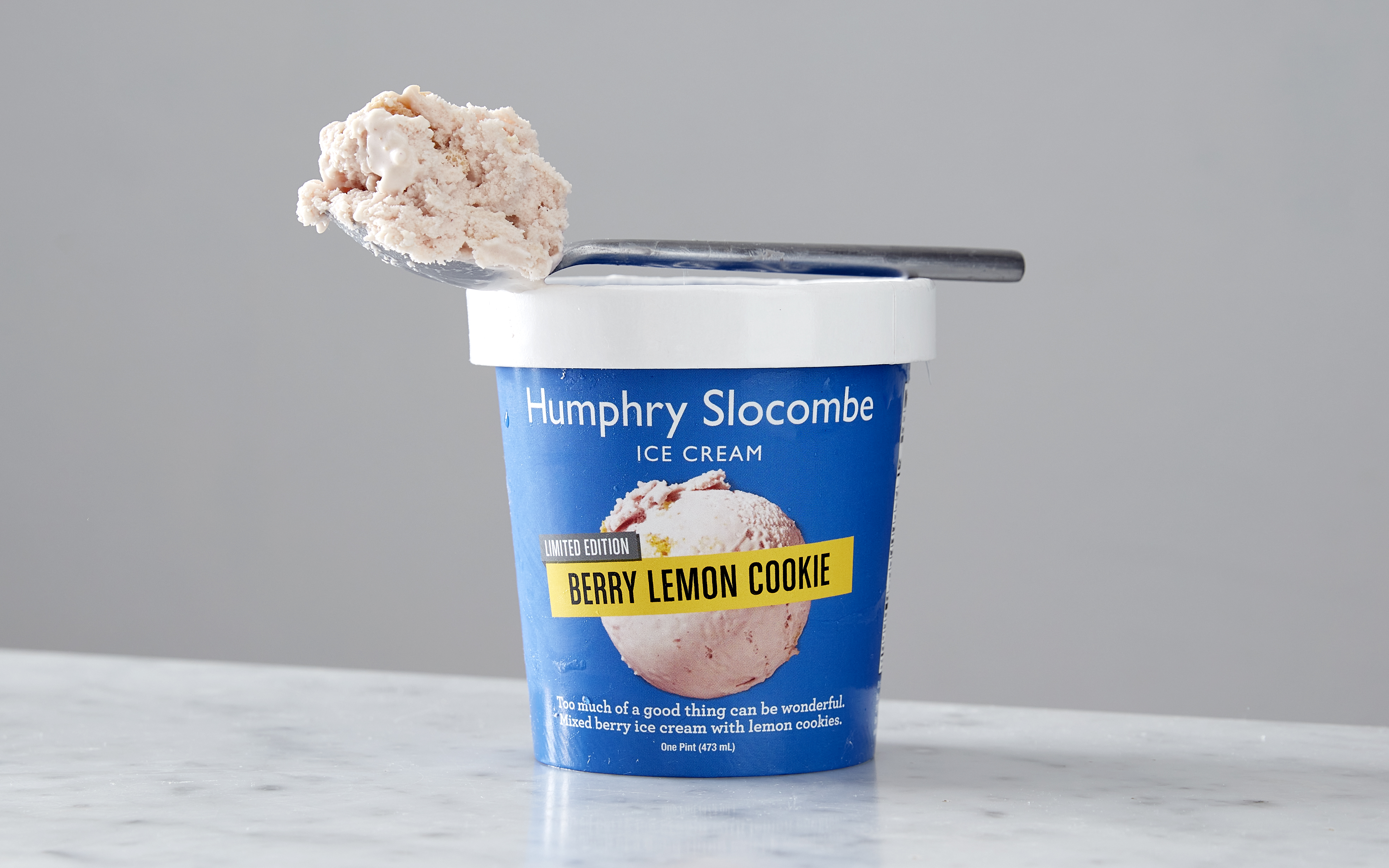 Berry Lemon Cookie Ice Cream 16 oz Humphry Good Eggs