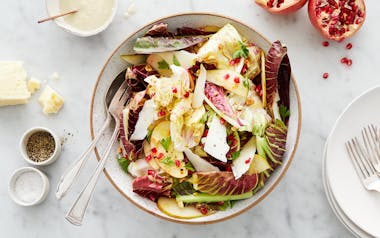 Winter Chicory Salad with Apples & Pomegranates