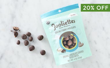 Jooliettes Dark Chocolate Covered Dates - Dark Chocolate Sea Salt