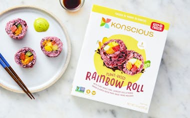 Plant-Based Rainbow Roll