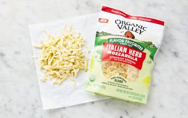 Organic Thick Cut Shredded Italian Herb Mozzarella