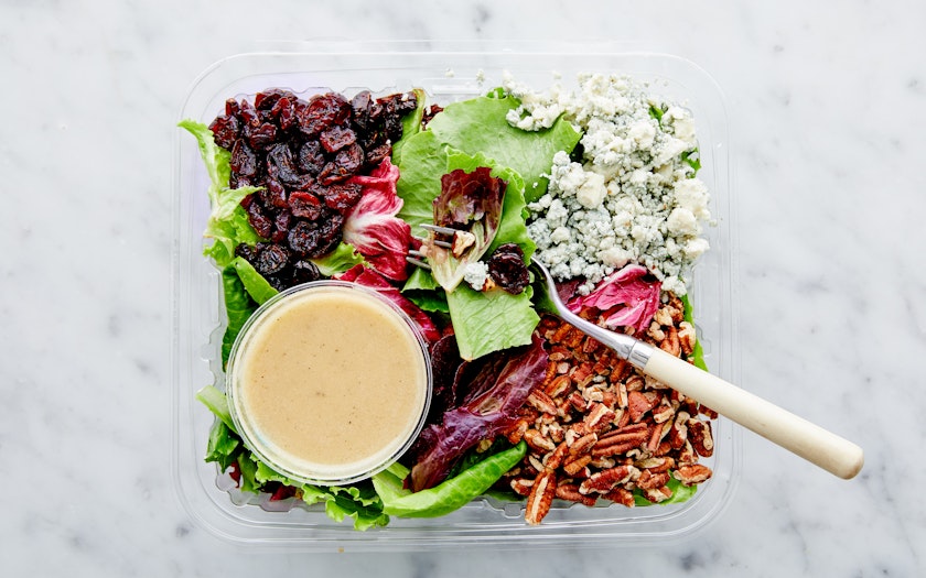 Harvest Salad with Blue Cheese, Pecans, & Maple Vinaigrette | 12 oz | Good Eggs Kitchen | Good Eggs Harvest Salad with Blue Cheese, Pecans, & Maple Vinaigrette | 12 oz | Good Eggs Kitchen | Good Eggs