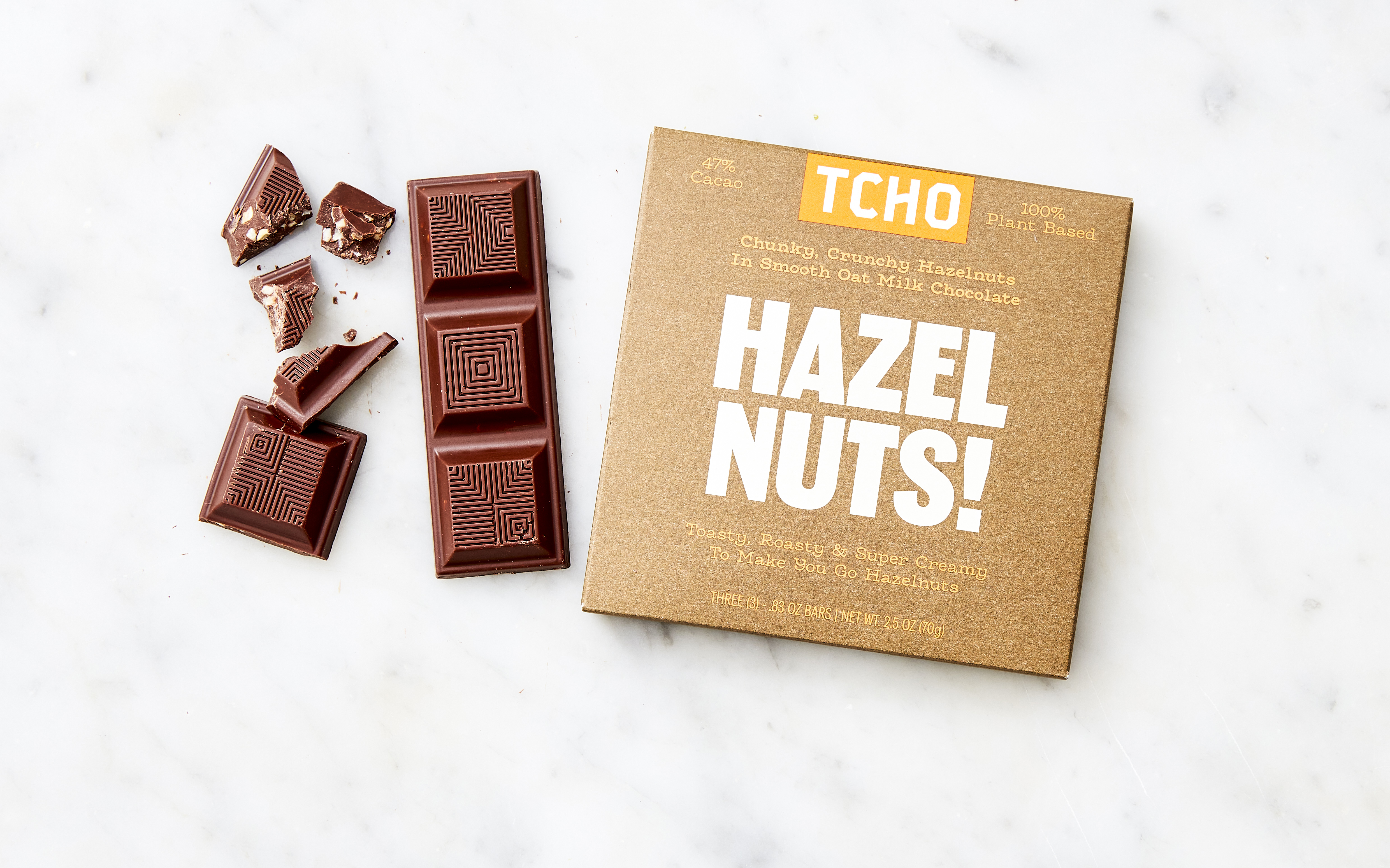 Organic Hazel Nuts! Milk Chocolate Bar | 2.5 oz | TCHO | Good Eggs