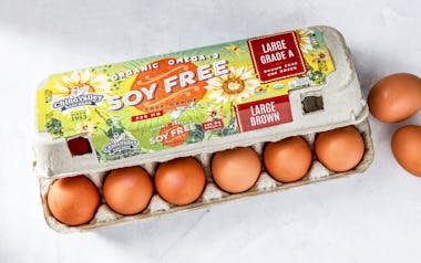 Organic Omega-3 Soy-Free Eggs (Large)