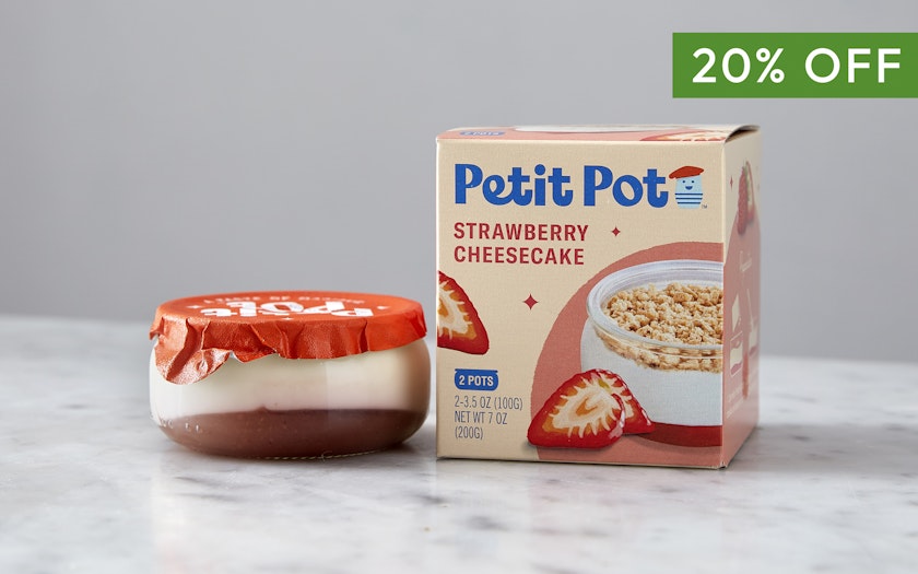 Strawberry Cheesecake French Dessert (2-pack), 2 count, Petit Pot