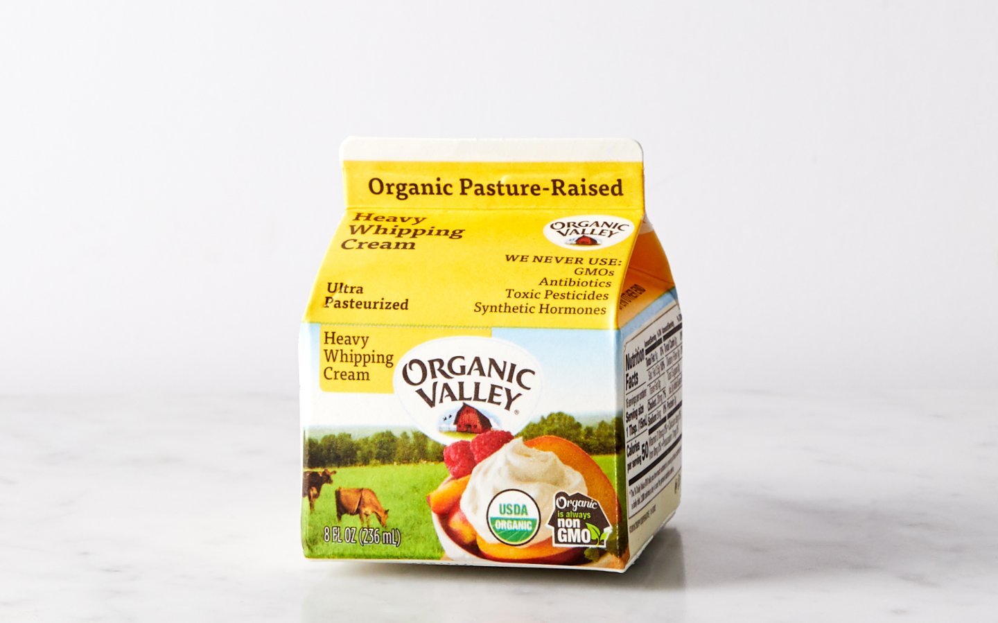 Organic Heavy Whipping Cream 8 fl oz Organic Valley Good Eggs