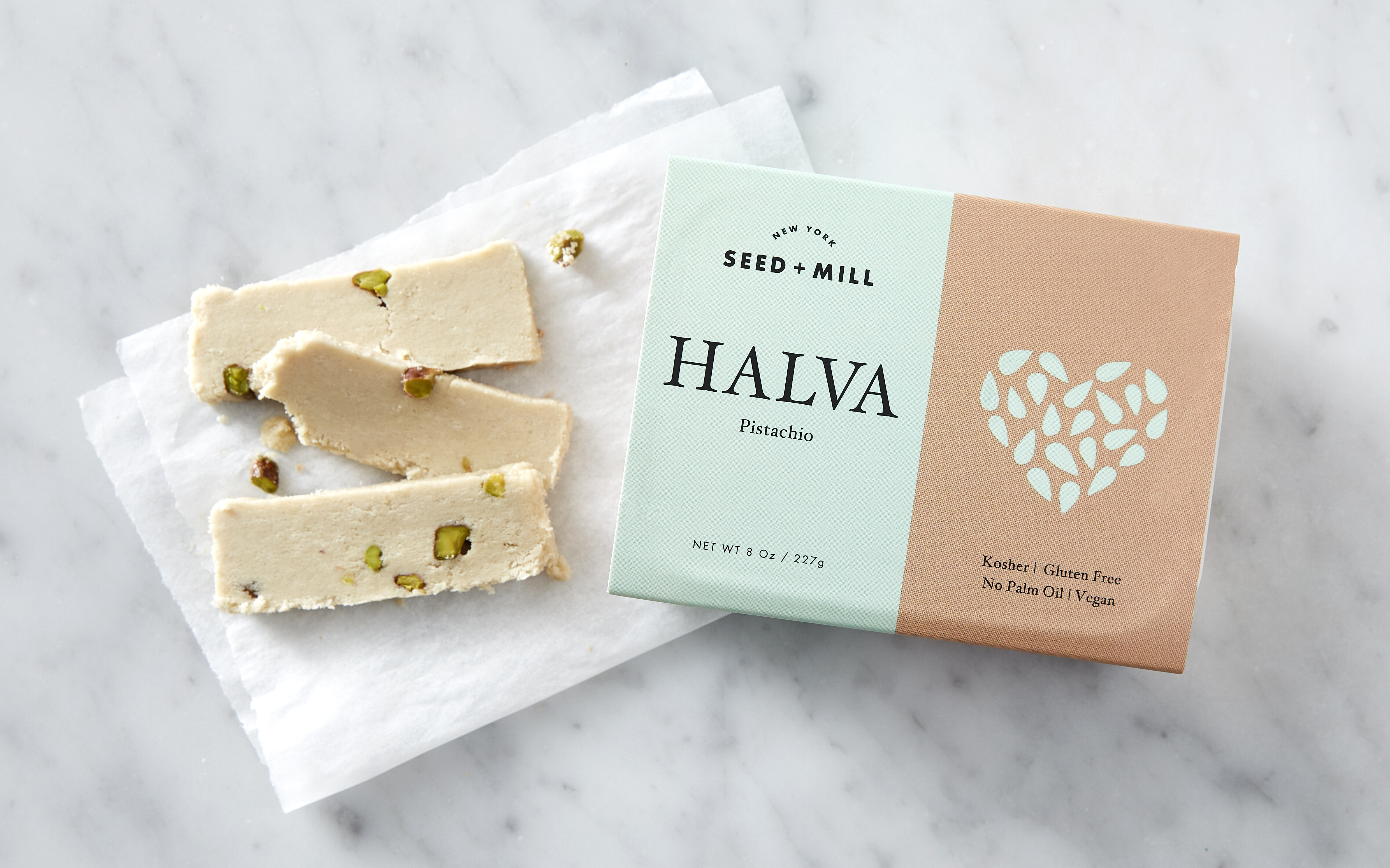 Pistachio Halva 8 oz Seed + Mill Good Eggs