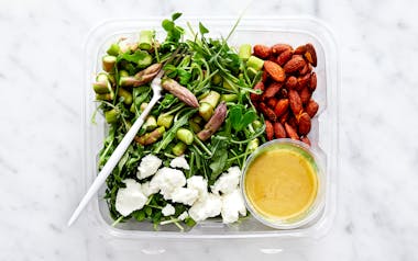 Spring Salad with Asparagus and Spiced Almonds