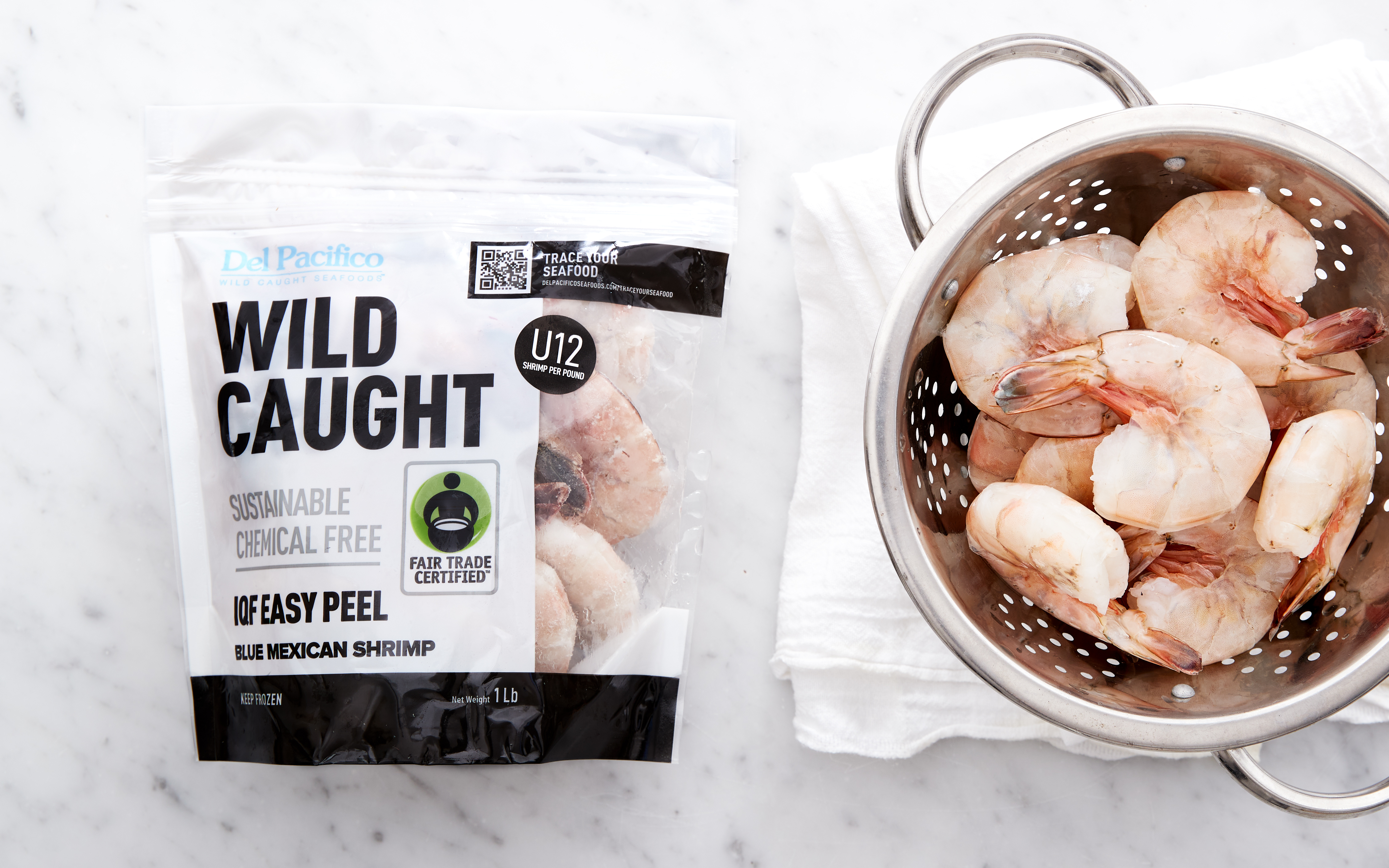 Fair Trade Wild Colossal Blue Mexican Shrimp Frozen Del Pacifico Good Eggs