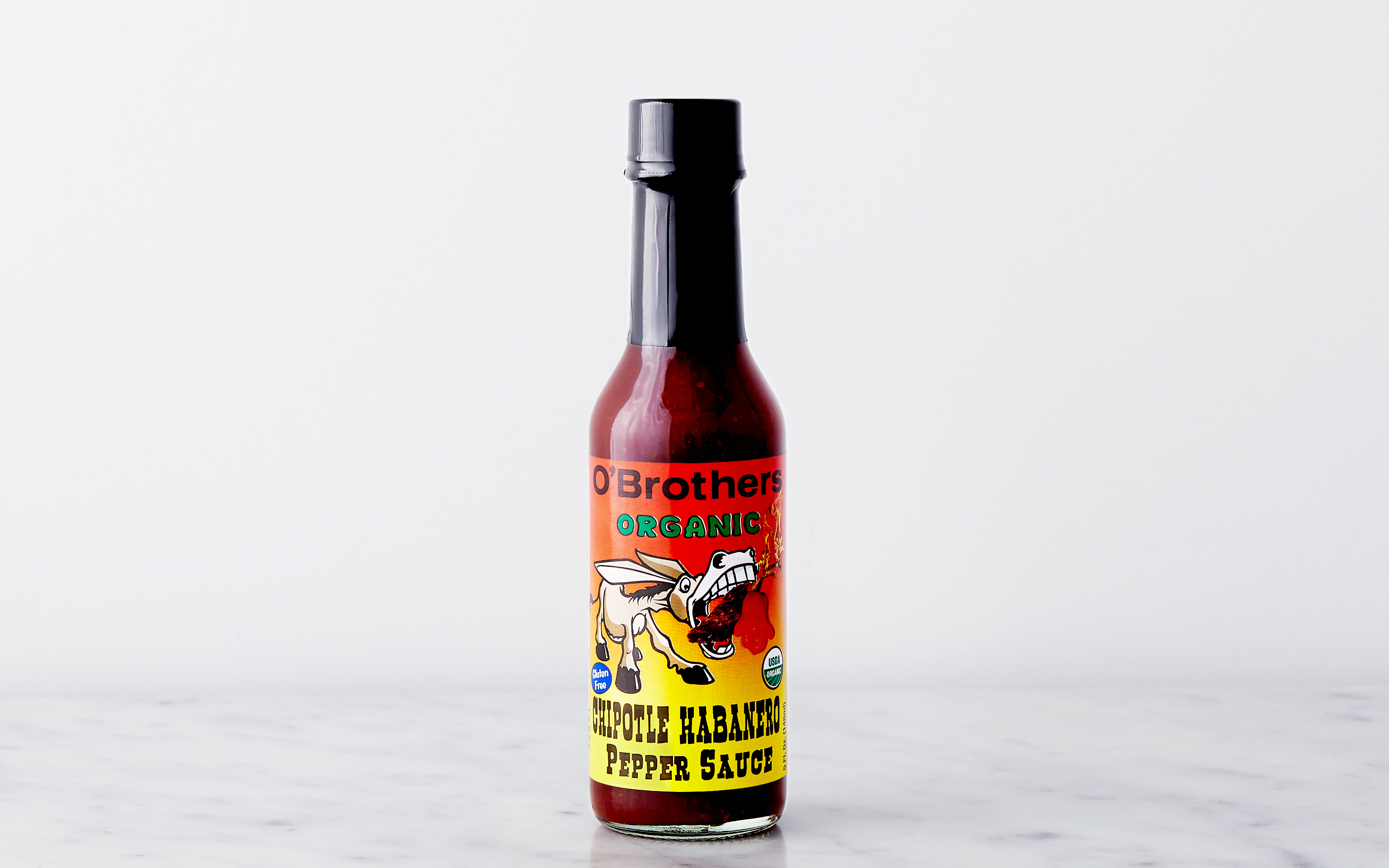 Organic Chipotle Habanero Hot Sauce O'Brothers Organics SF Bay