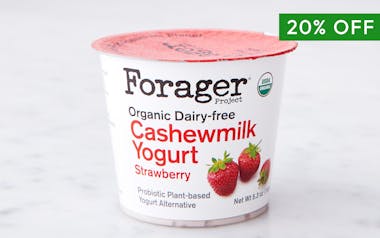 Organic Dairy-Free Strawberry Cashew Yogurt