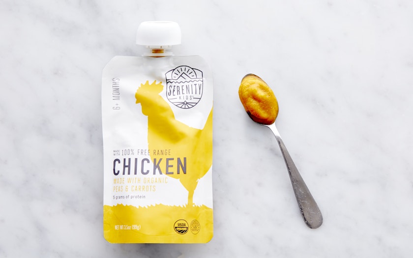 Chicken, Peas Carrots Baby Food oz Serenity Kids Good