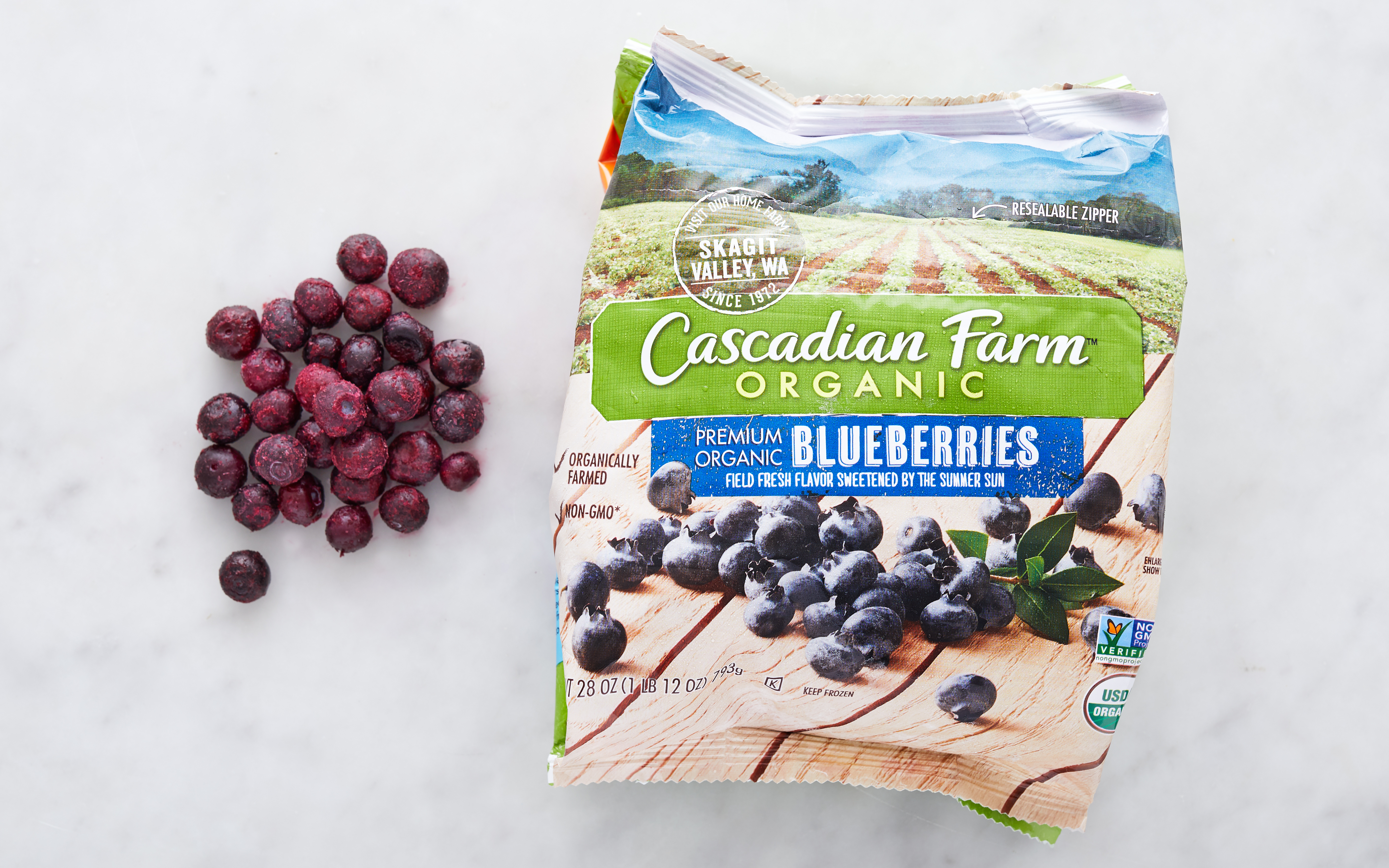 Organic Frozen Blueberries 28 oz Cascadian Farm Good Eggs