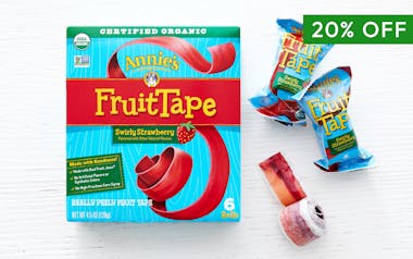 Organic Swirly Strawberry Fruit Tape