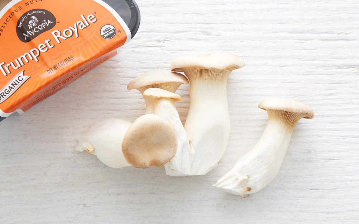 Organic Trumpet Royale (King Trumpet) Mushrooms 4 oz Gourmet