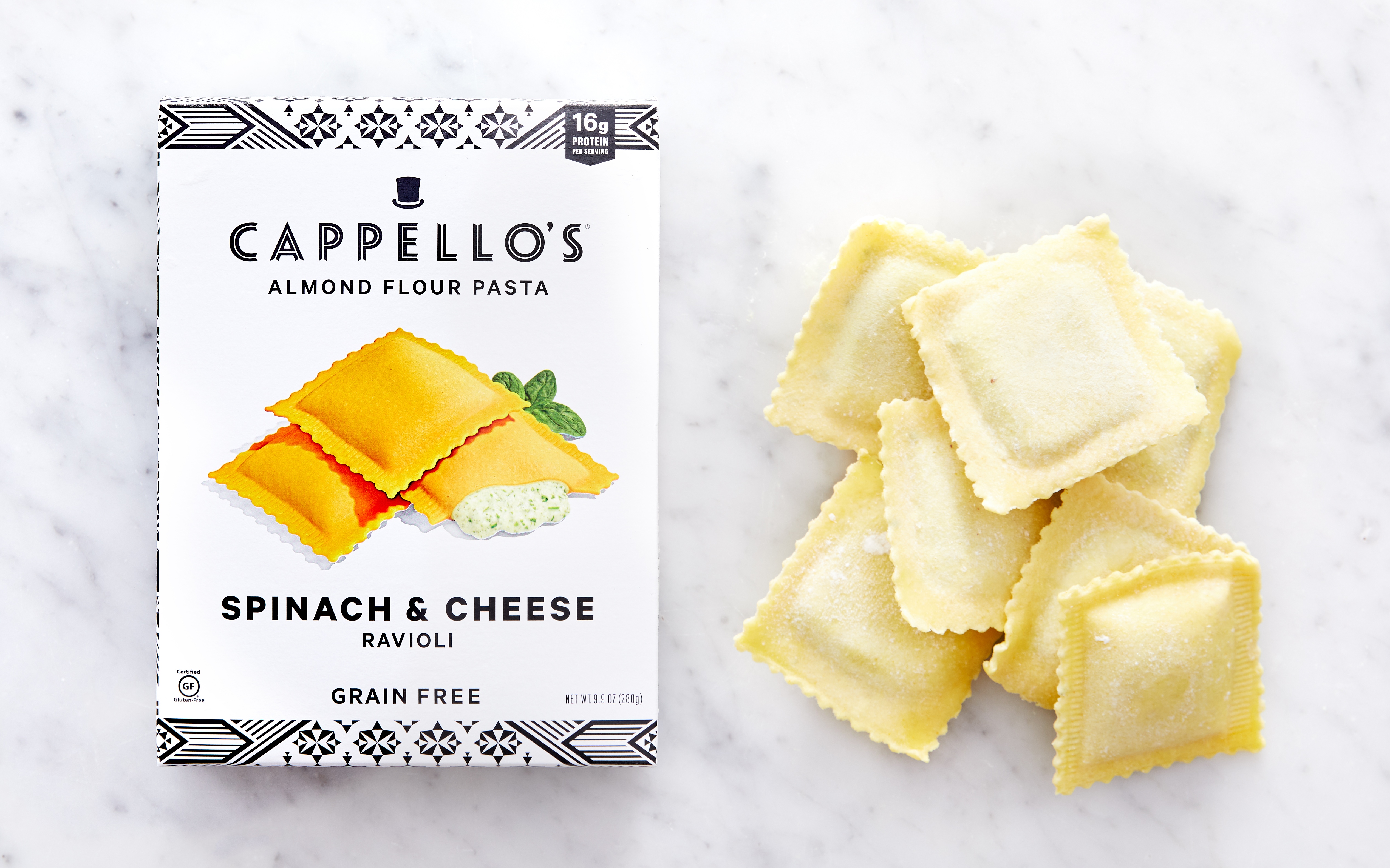 GrainFree Spinach & Cheese Ravioli 9.9 oz Cappello's Good Eggs