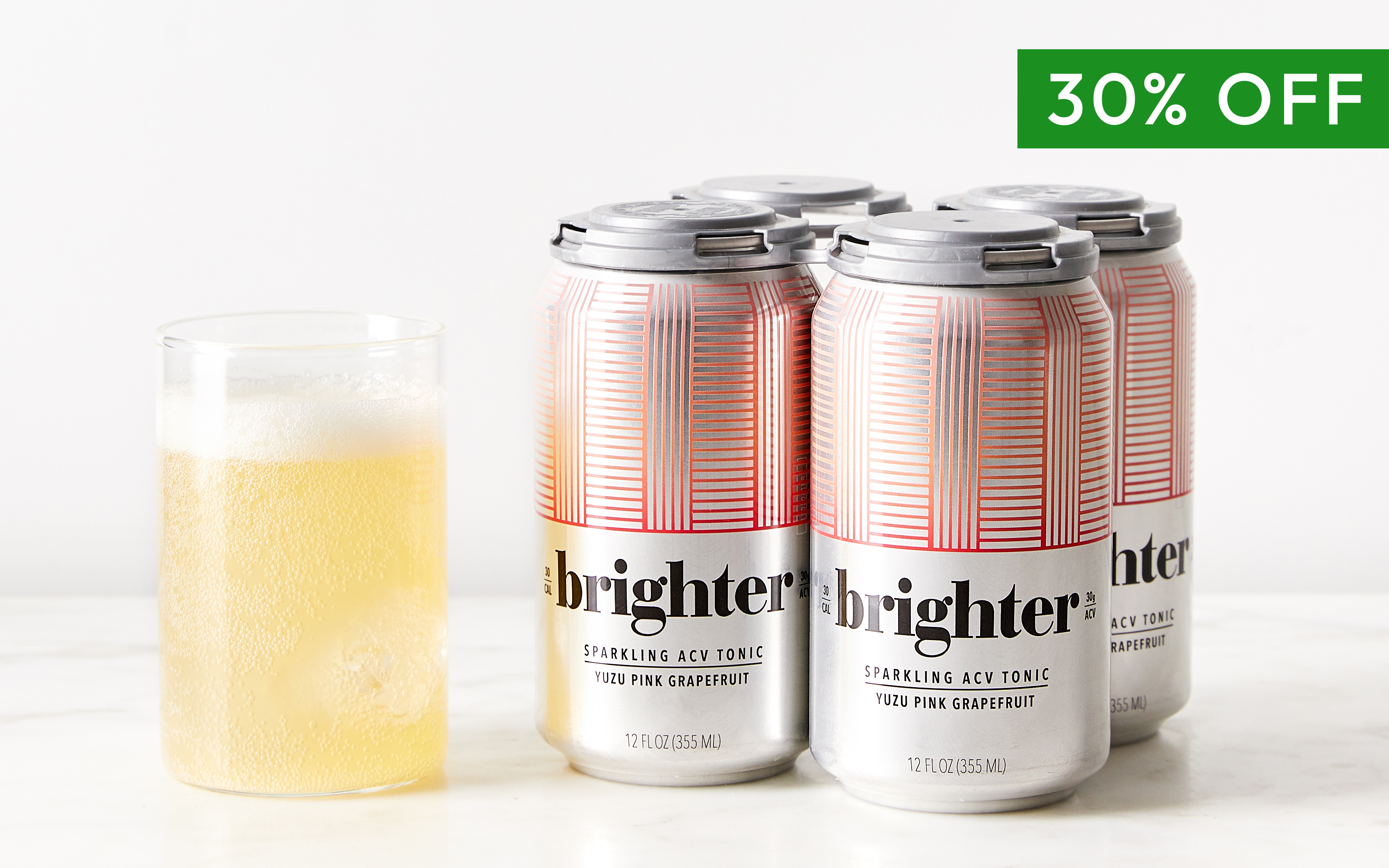 Yuzu Pink Grapefruit ACV Tonic count Brighter Tonic Good Eggs