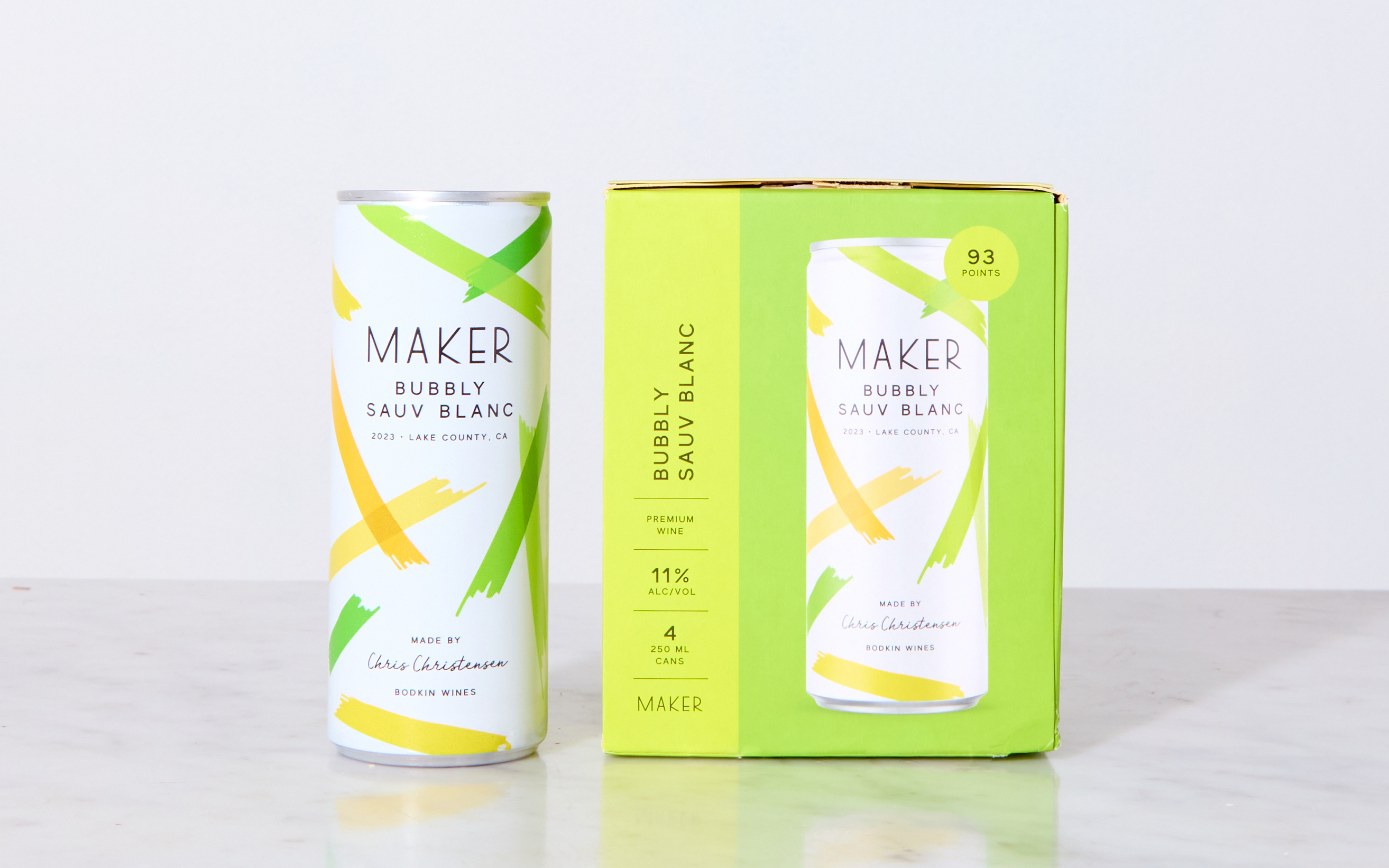 Brut Bubbles 4-Pack count Maker Wine Good Eggs