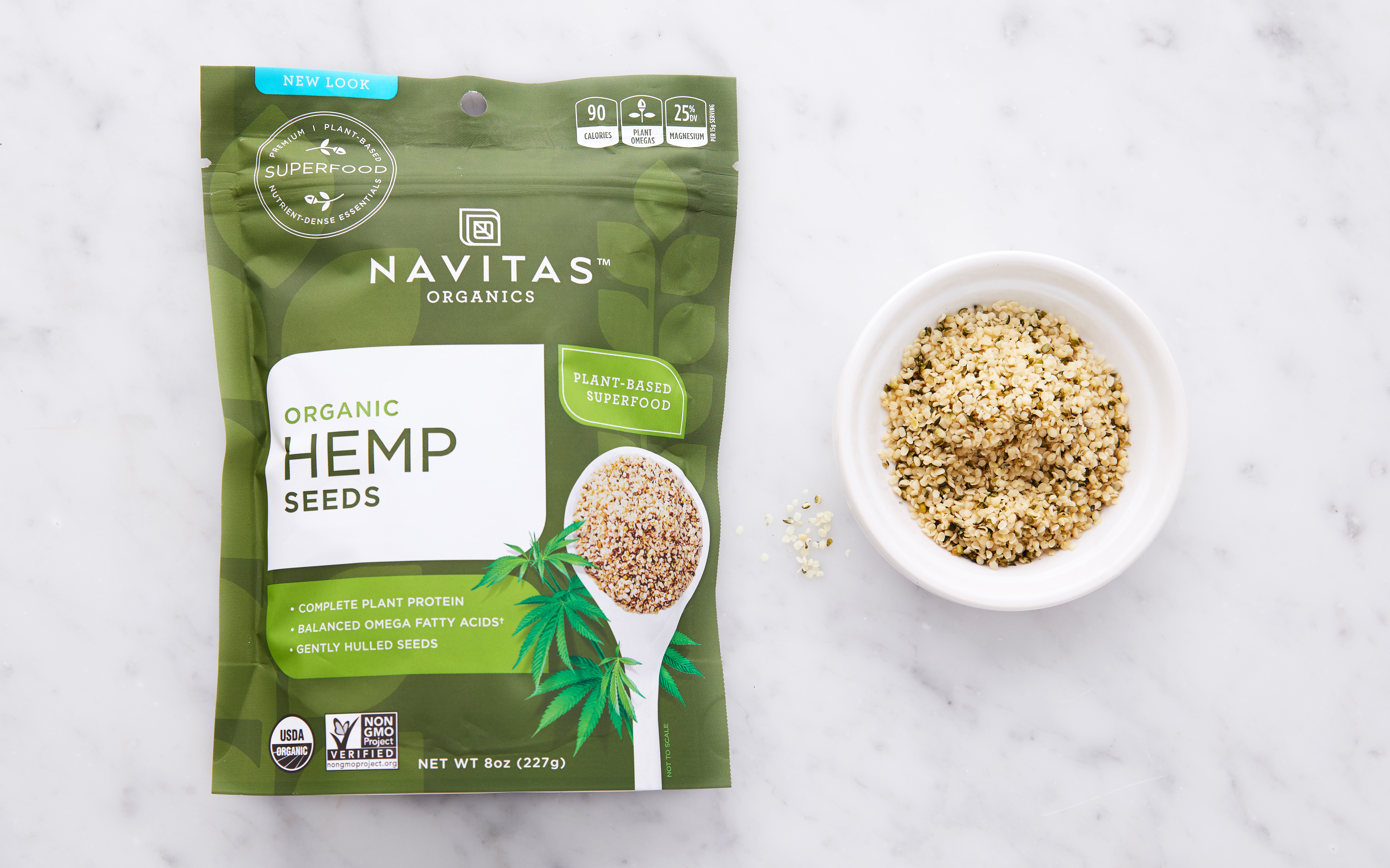 Organic Hemp Seeds 8 oz Navitas Organics Good Eggs