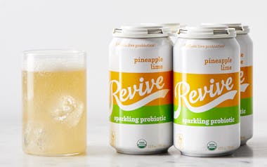 Organic Pineapple Lime Sparkling Probiotic