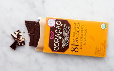 Organic Almond Dark Chocolate Bar (81%)