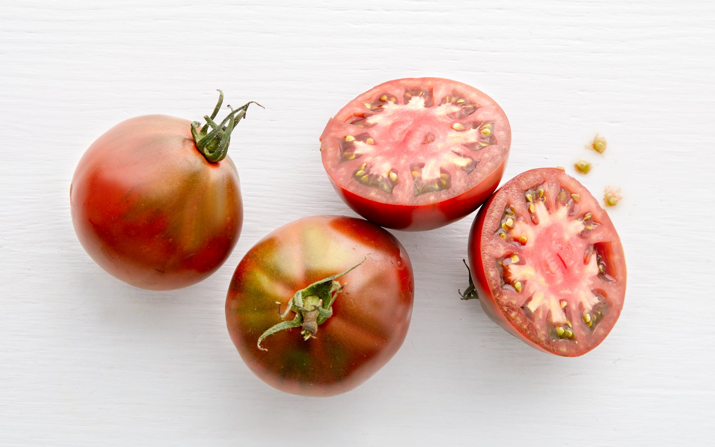 Organic Japanese Black Trifele Heirloom Tomatoes 1 lb Brisa Ranch Good Eggs