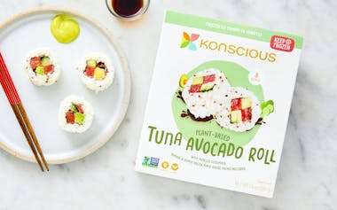 Plant-Based Tuna Avocado Roll