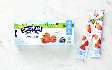 Organic Kids Strawberry Lowfat Yogurt Tubes