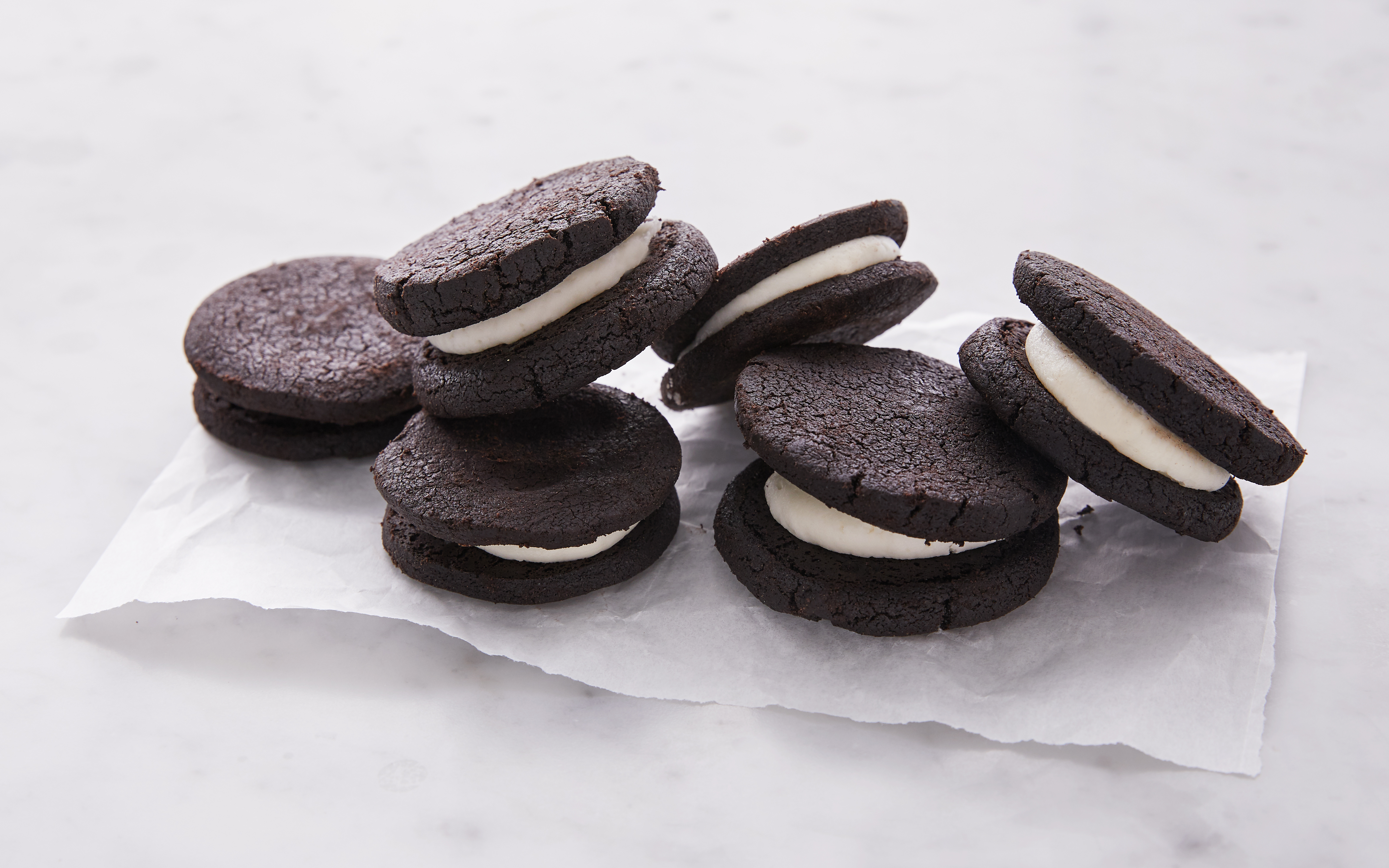 Dark Chocolate Sandwich Cookies 6 count Black Jet Baking Co. Good
