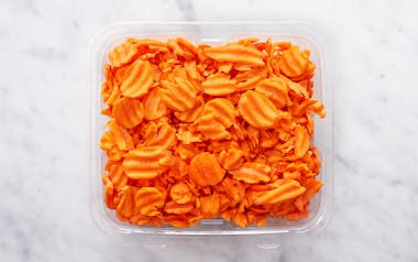Crinkle Cut Carrot Coins