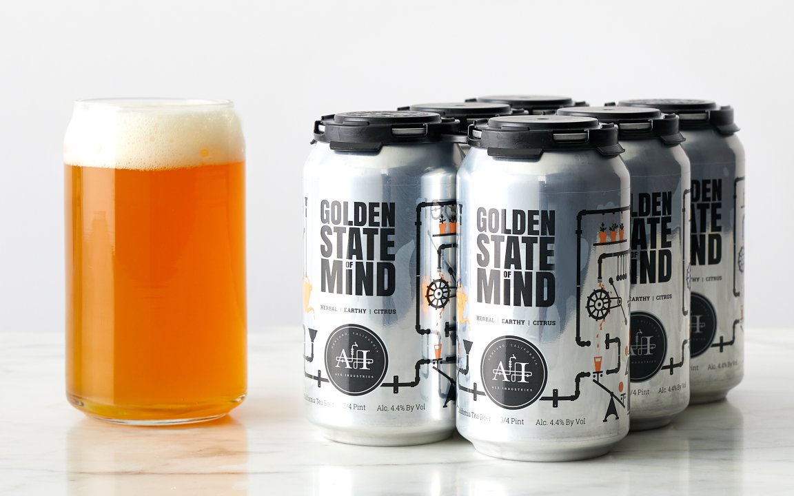 Golden State of Mind White Ale 6 count Ale Industries Good Eggs