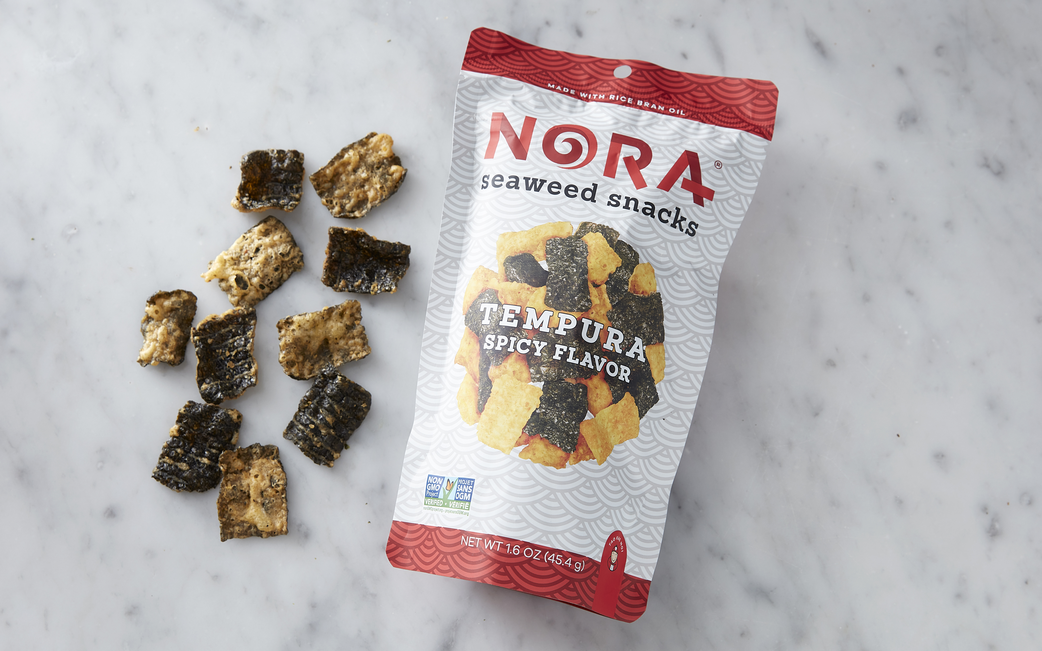 Tempura Seaweed Spicy Flavor 1.6 oz Nora Snacks Good Eggs