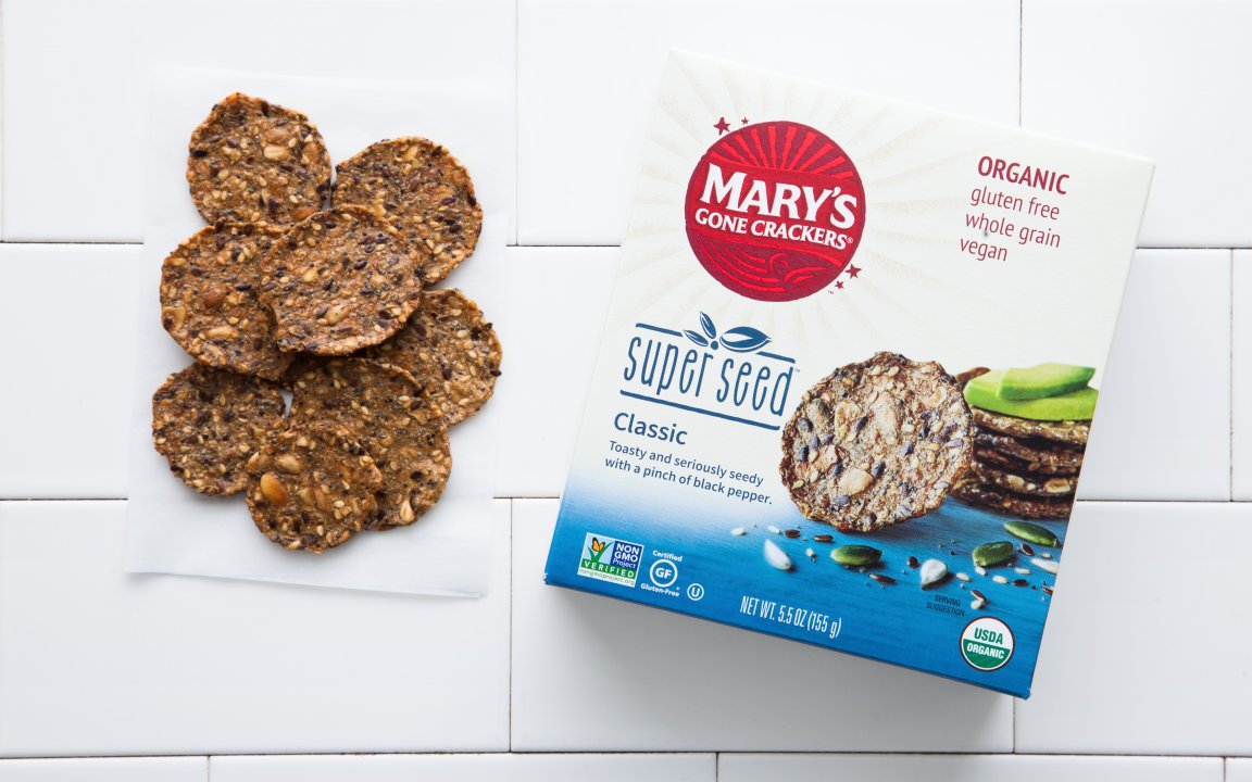 Organic GlutenFree Super Seed Crackers 5.5 oz Mary's Gone Crackers Good Eggs
