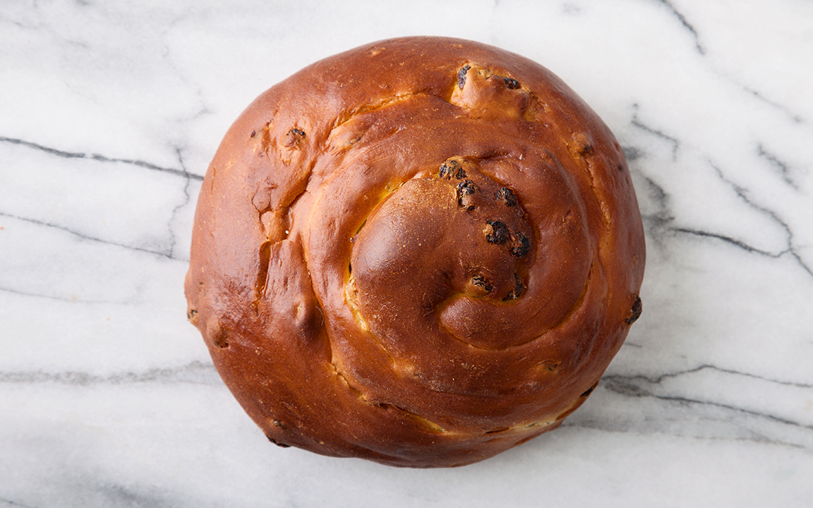 Round Raisin Challah 22 oz Wise Sons Jewish Delicatessen Good Eggs